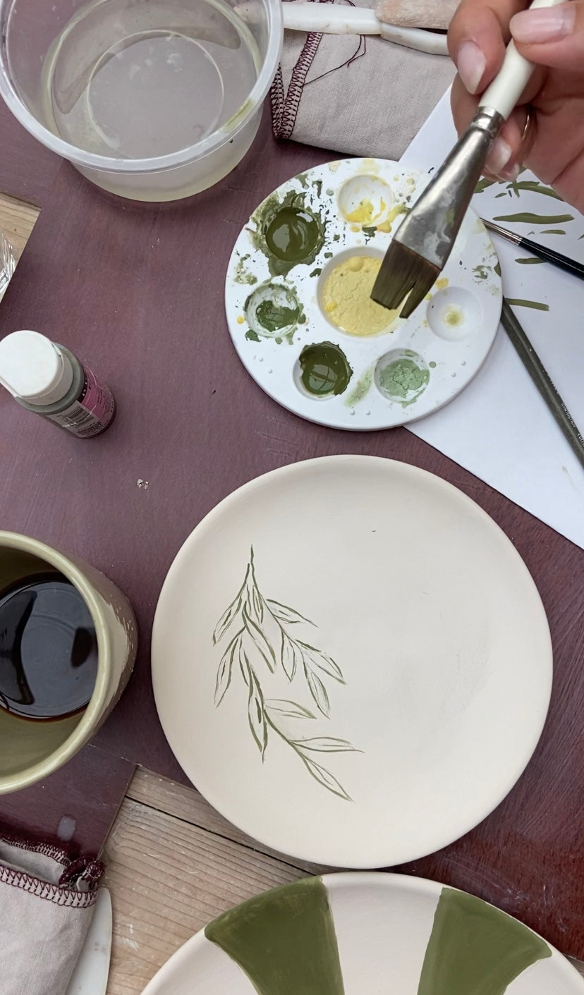 Workshop servies decoreren