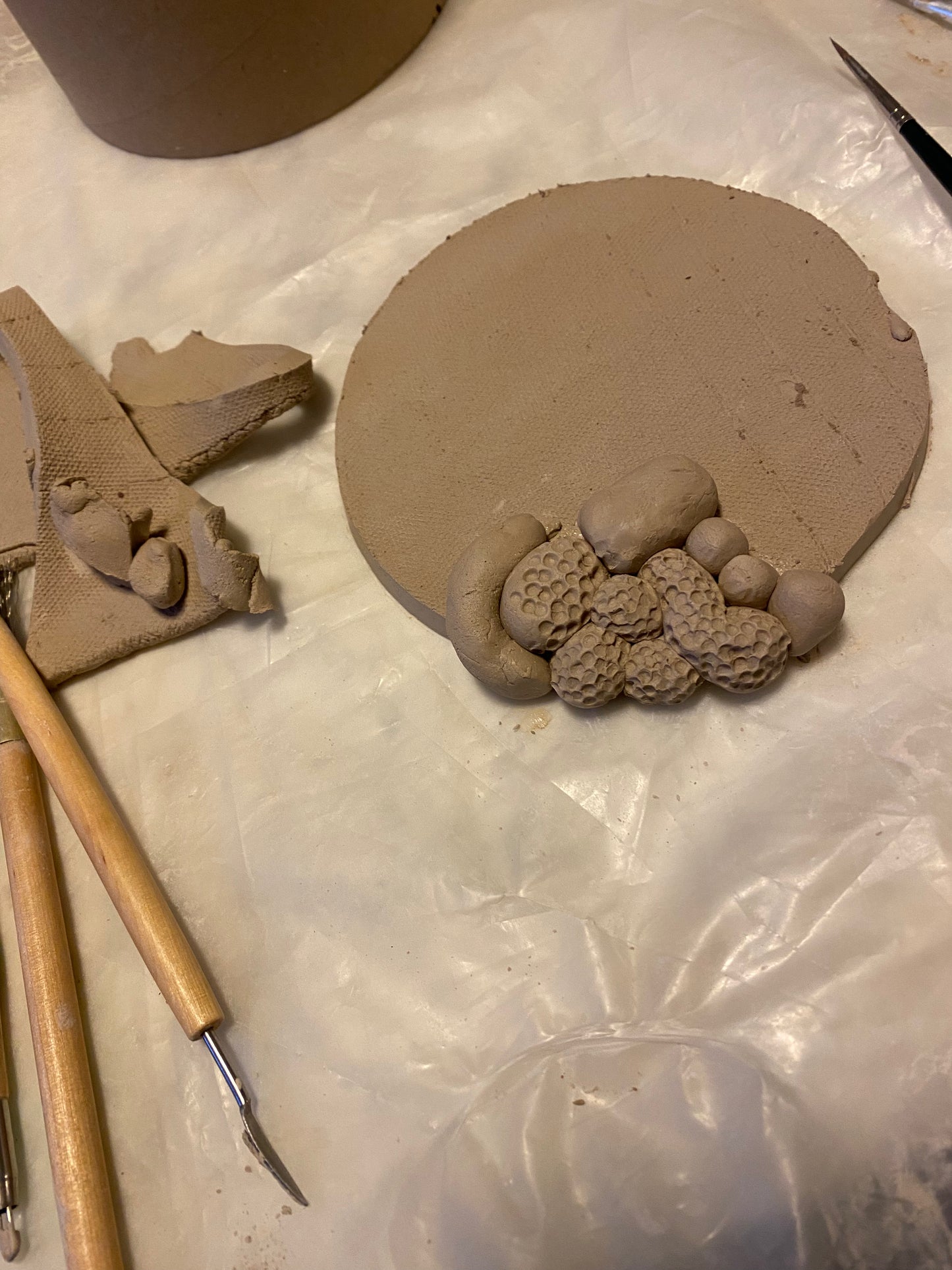 Workshop wandobject van keramiek
