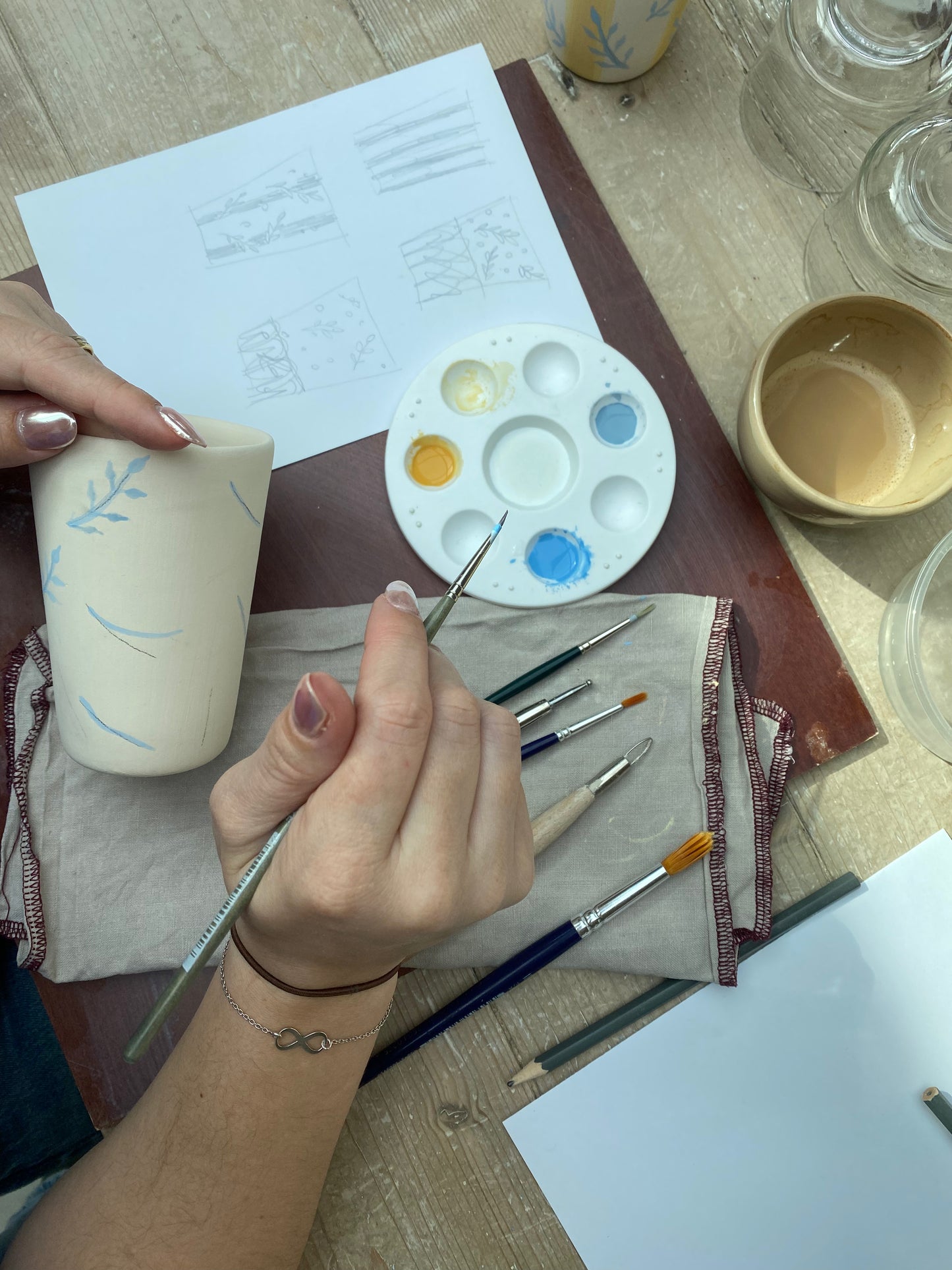 Workshop verschillende technieken mokken