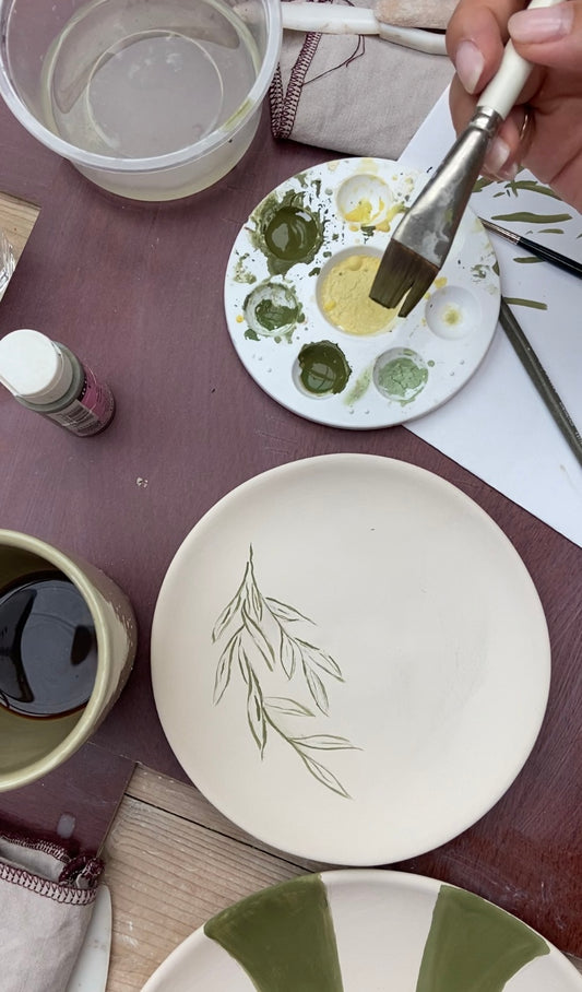 Workshop werken met verschillende technieken borden