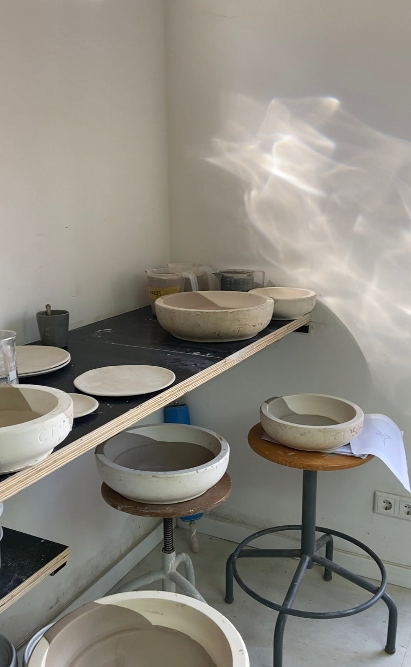 Workshop werken met verschillende technieken borden