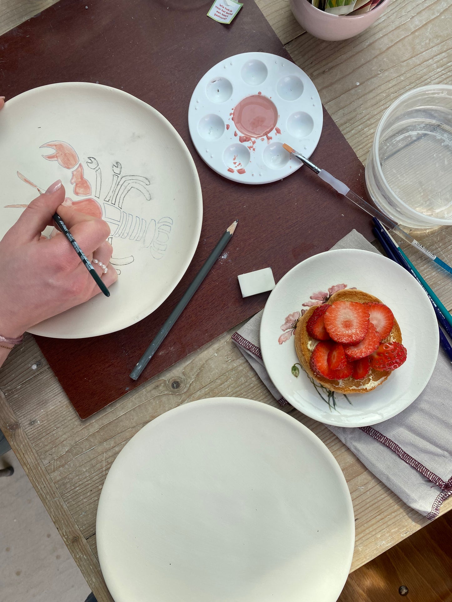 Workshop servies decoreren