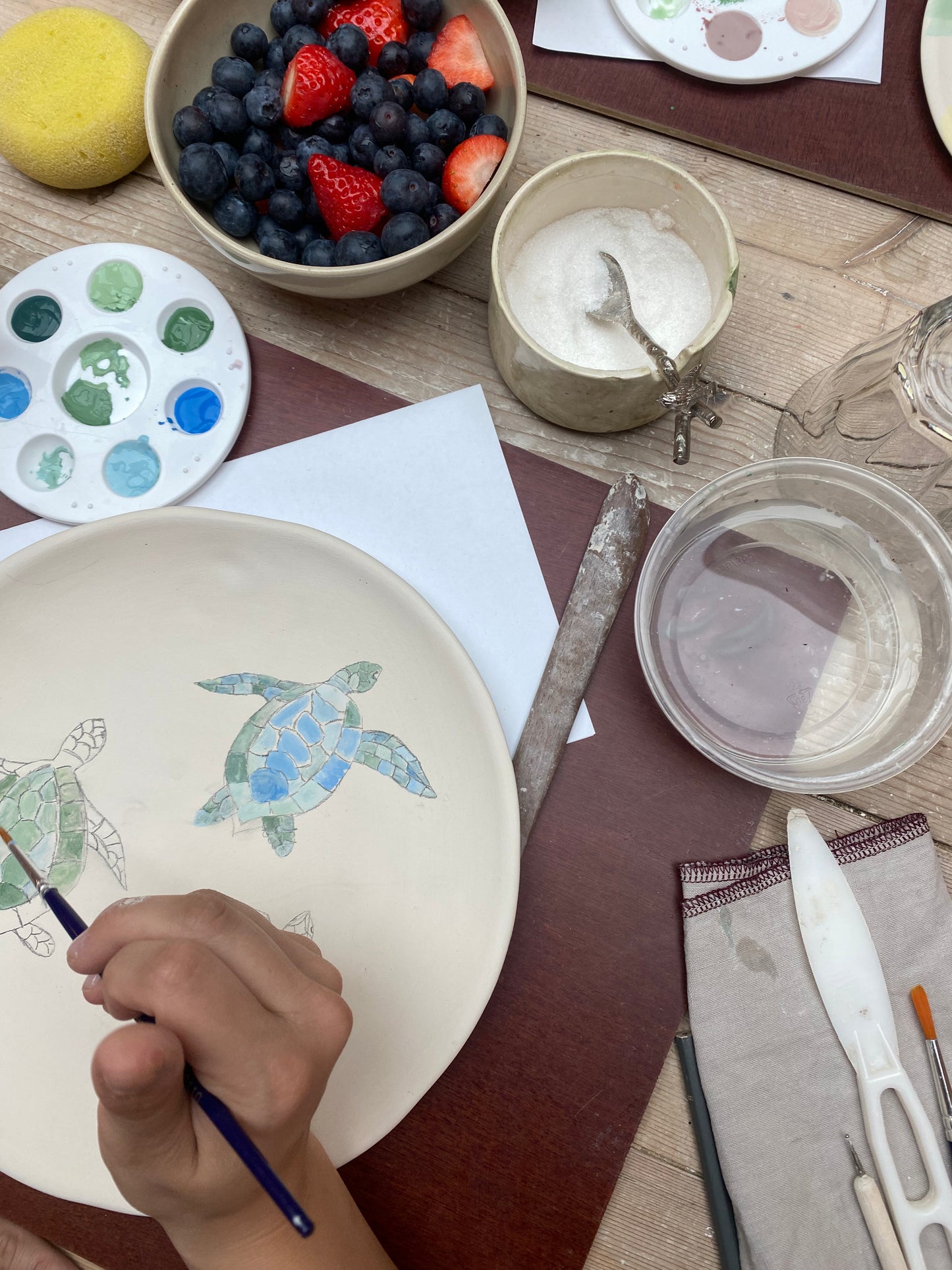 Workshop servies decoreren