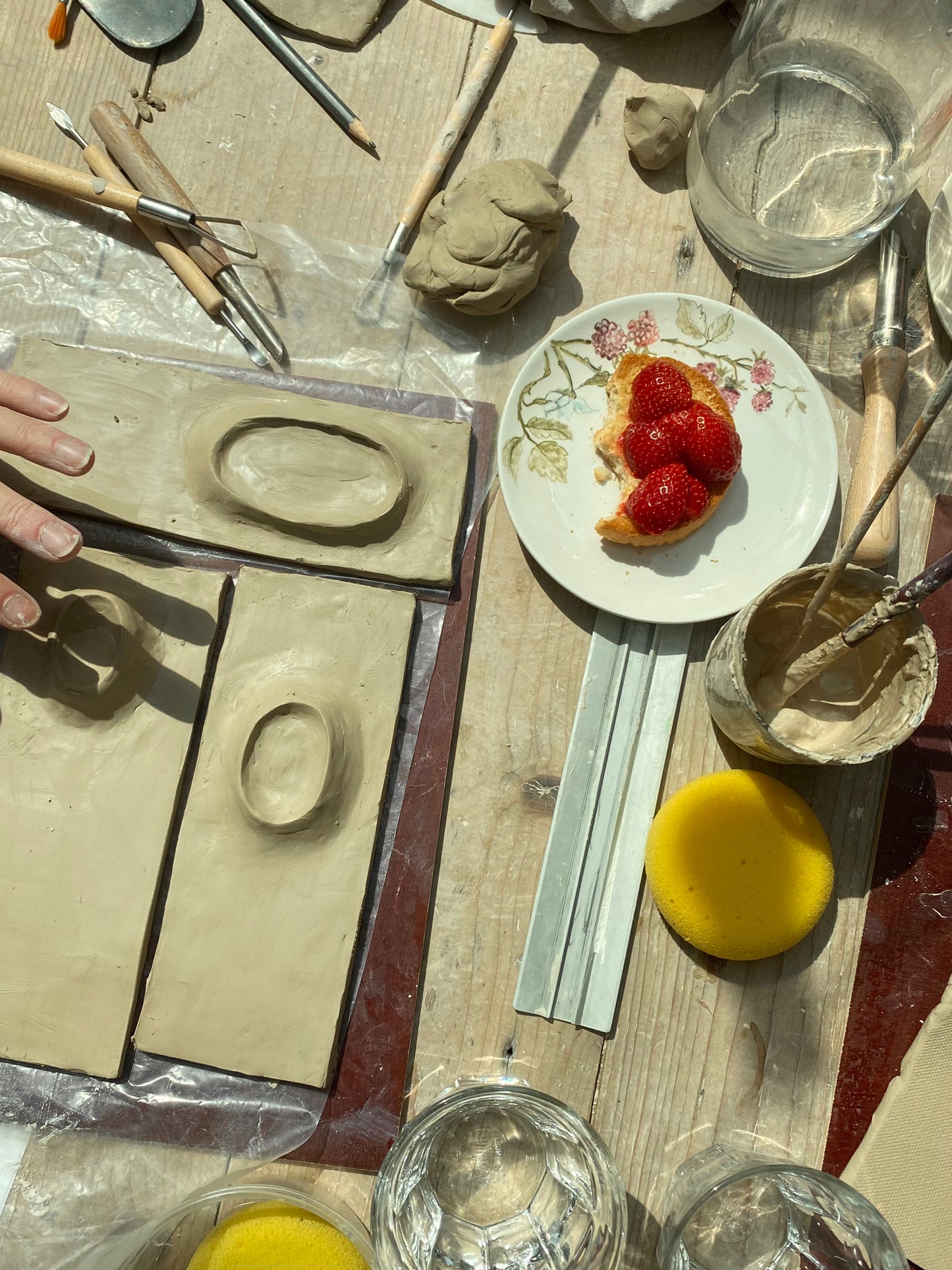 Workshop wandobject van keramiek