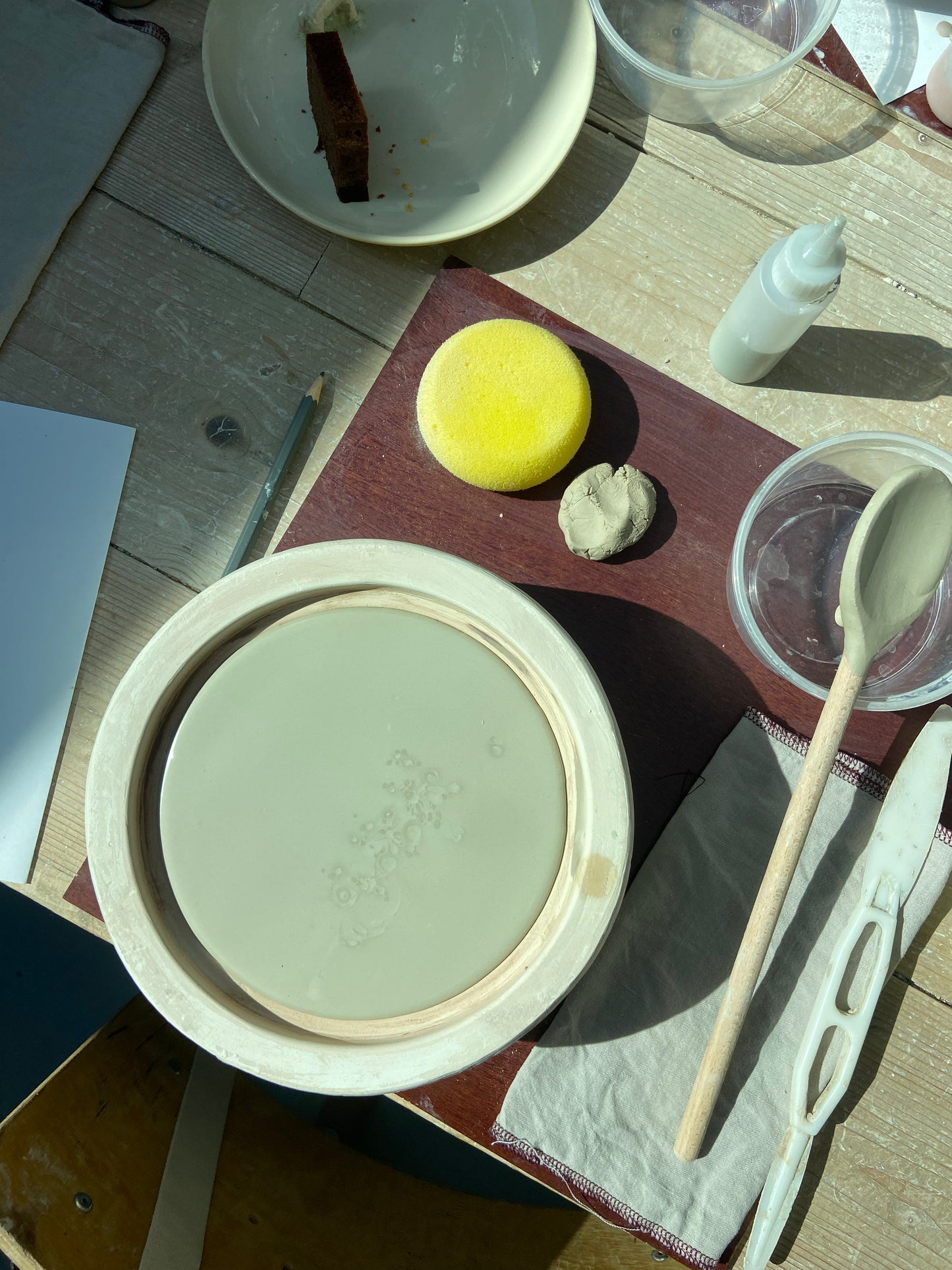 Workshop werken met verschillende technieken borden