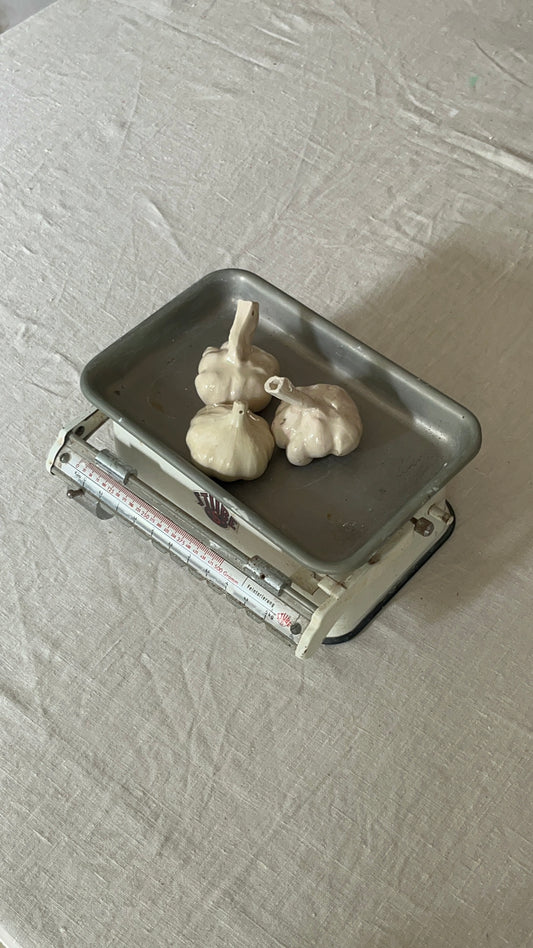 Knoflook van keramiek (set van 3)